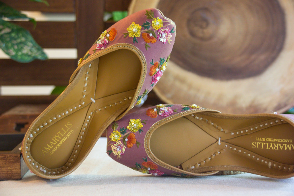 Onion Pink Jutti Alyssa