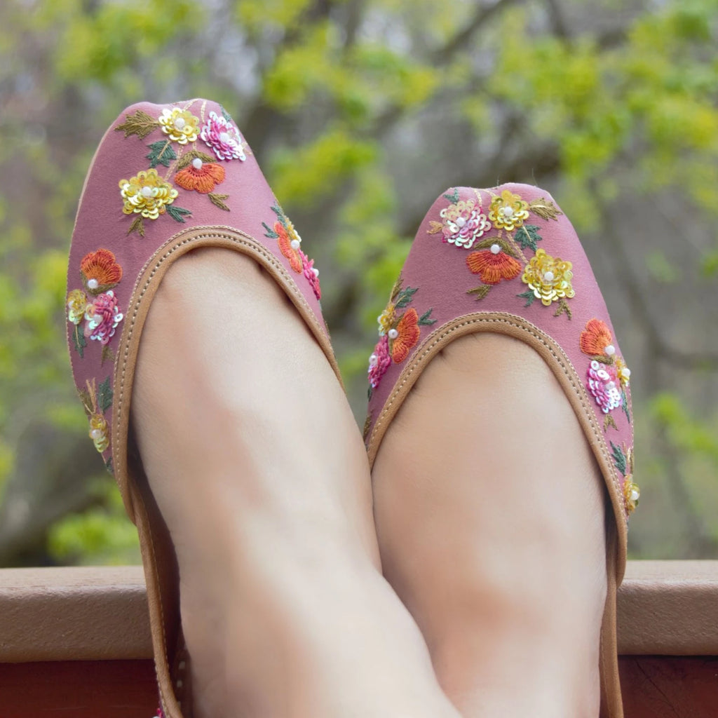 Onion Pink Jutti Alyssa