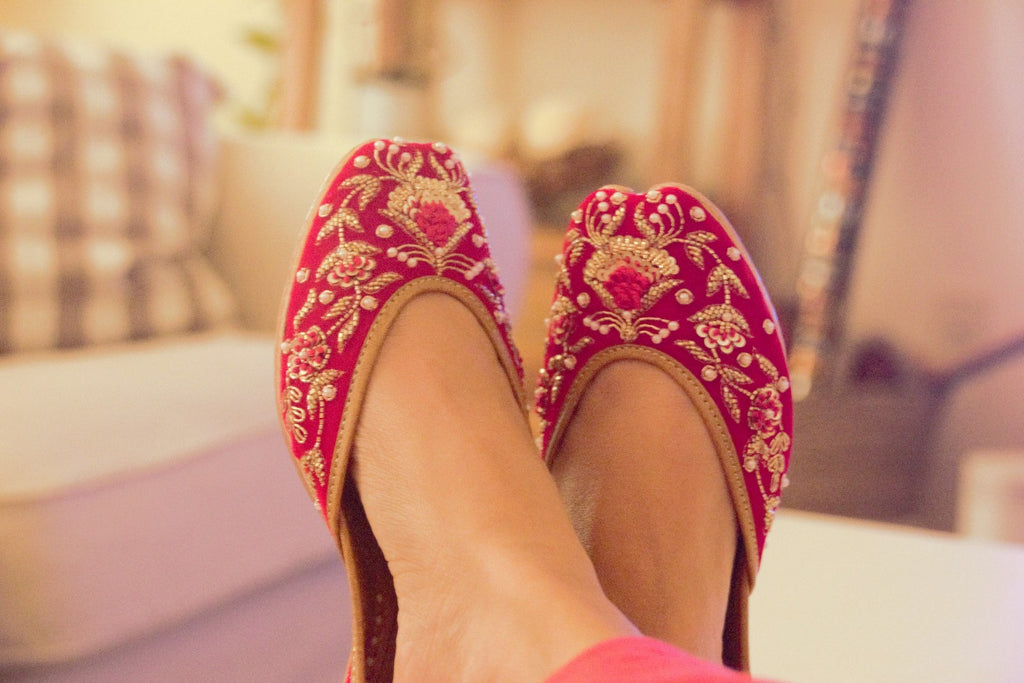 Pink Punjabi Jutti 